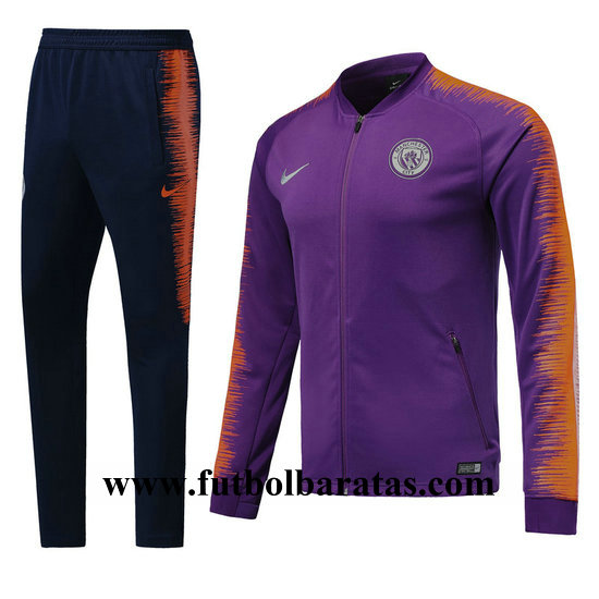 Chandal del Manchester City purpura 2019